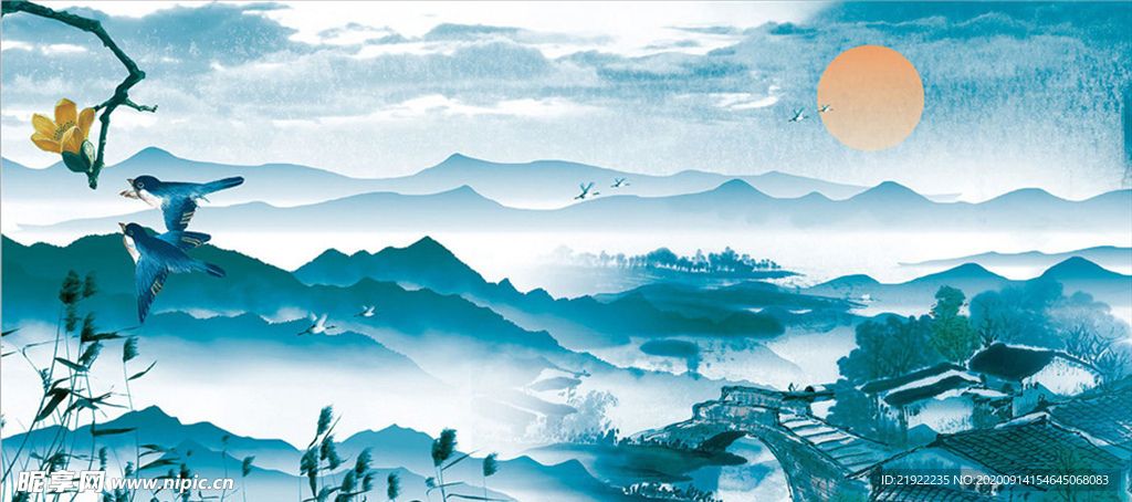 水墨画