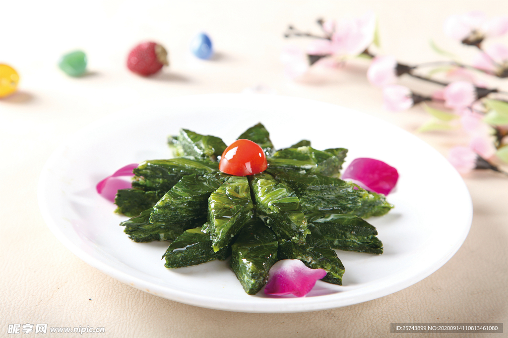 碧绿菠菜