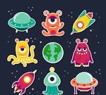 卡通外星人