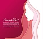 女性剪影