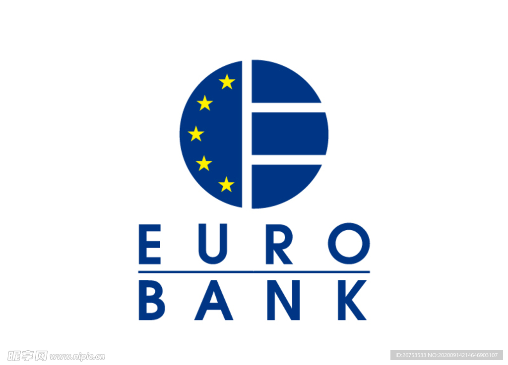 希腊欧元银行 标志 LOGO