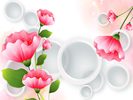 花卉背景墙
