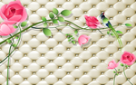 3D花背景墙