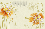 花卉背景墙