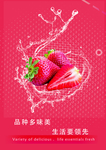 草莓海报