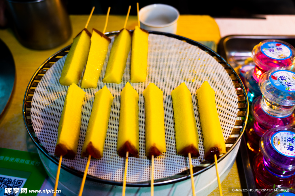 西安回民街美食之桂花糕