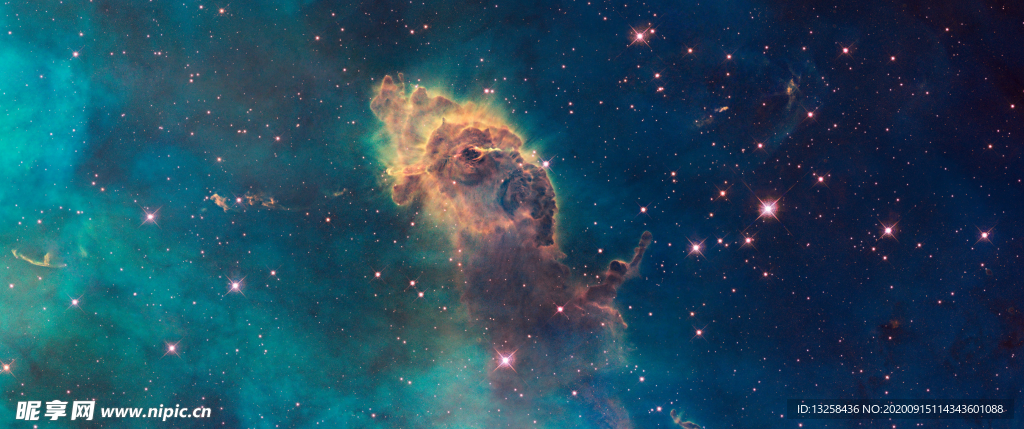 宇宙星云星光太空背景