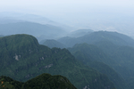 群山森林云雾风景背景