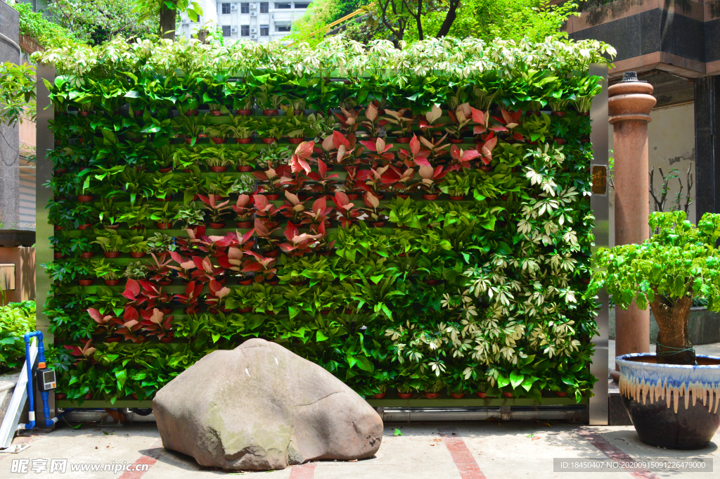 绿化生态围蔽墙