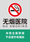 无烟医院 禁烟指示牌