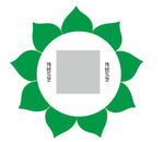 花朵不干胶