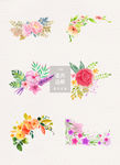 唯美花卉边框