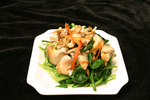 毛砚拌菠菜