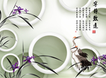 花卉背景墙