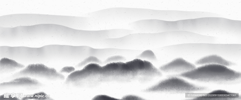 中国风新中式山水画