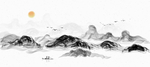 中国风新中式山水画
