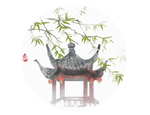 中国风新中式山水画