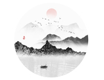 中国风新中式山水画