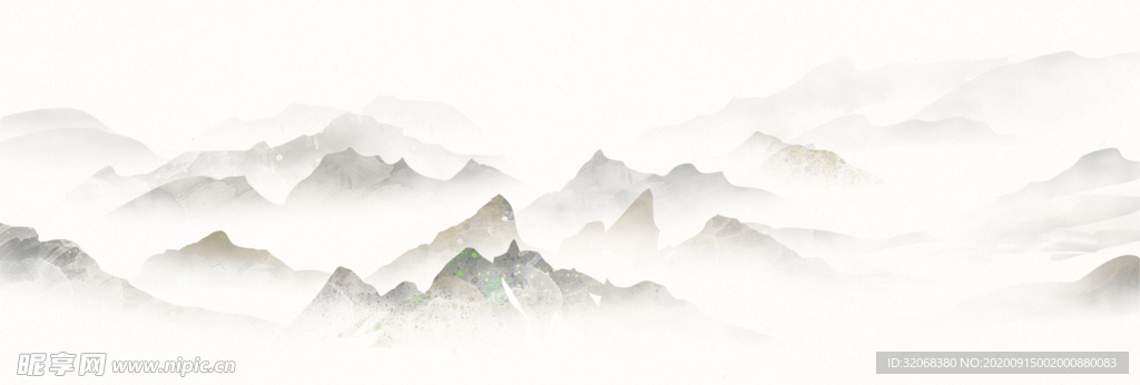 中国风新中式山水画