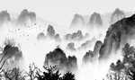 中国风新中式山水画