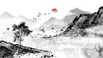 中国风新中式山水画