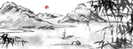中国风新中式山水画