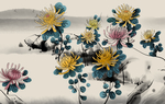 中国风新中式山水画