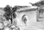 中国风新中式山水画