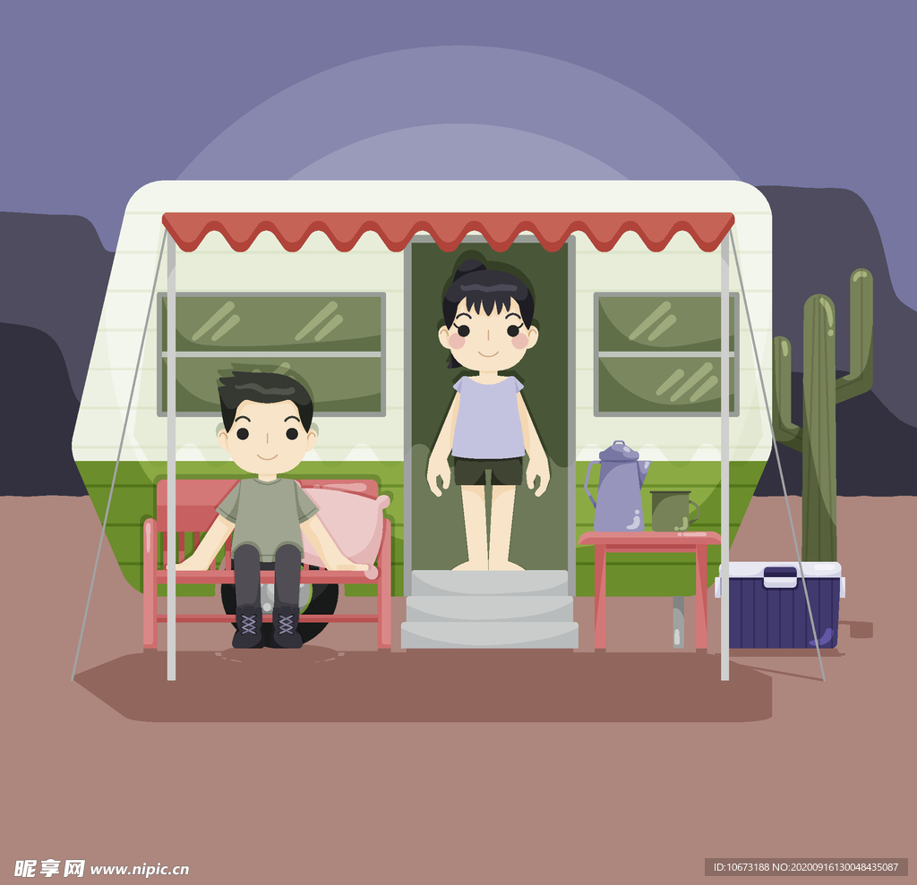 露营
