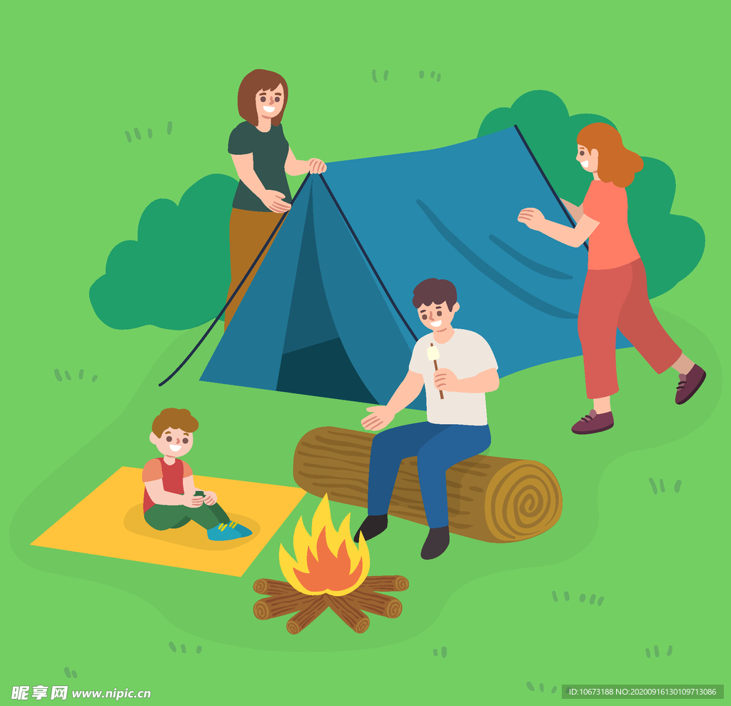露营