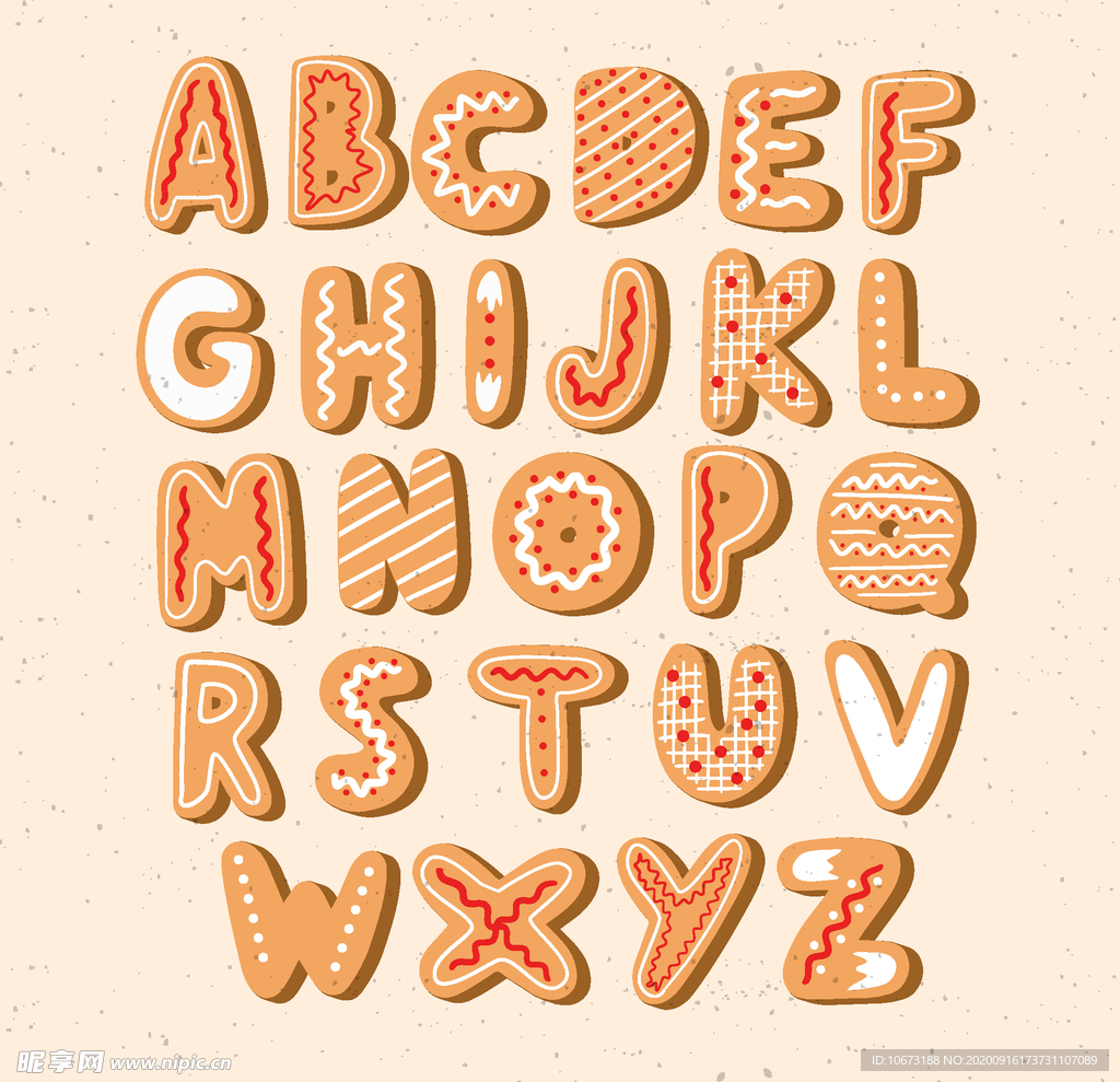 字母饼干