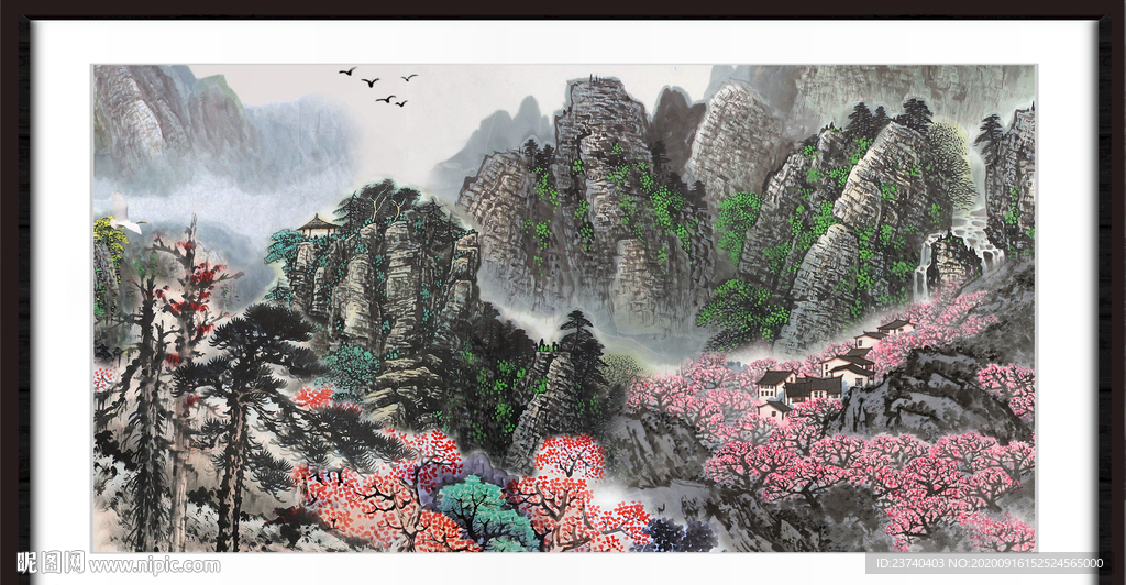 江山如画 江山如画图 国画江山