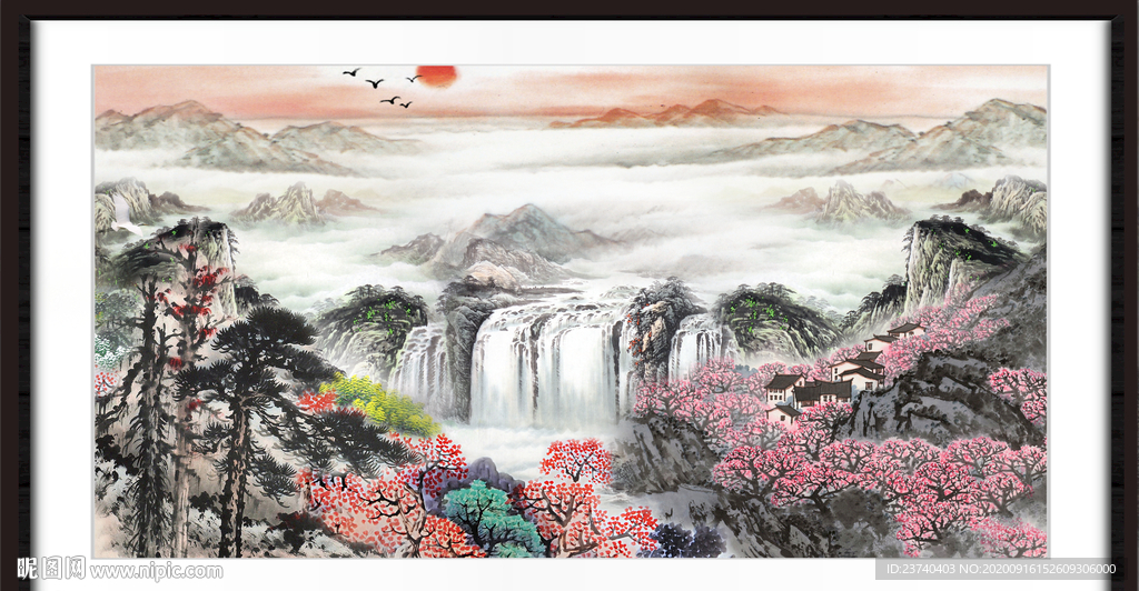 山水装饰画