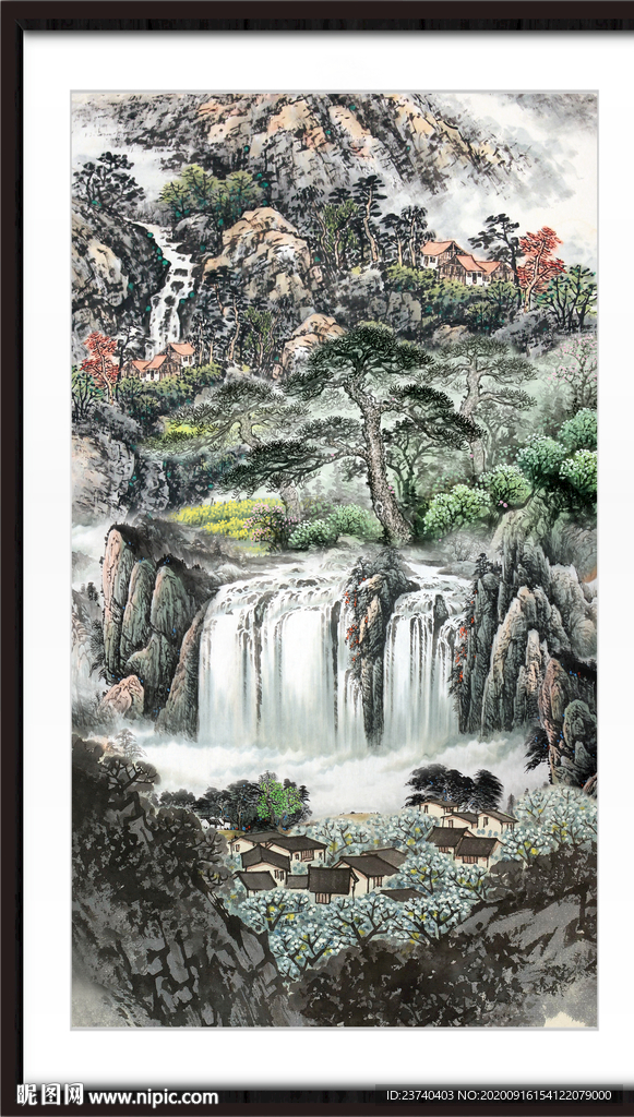 山水装饰