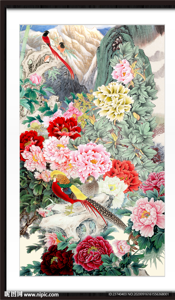 牡丹花开富贵