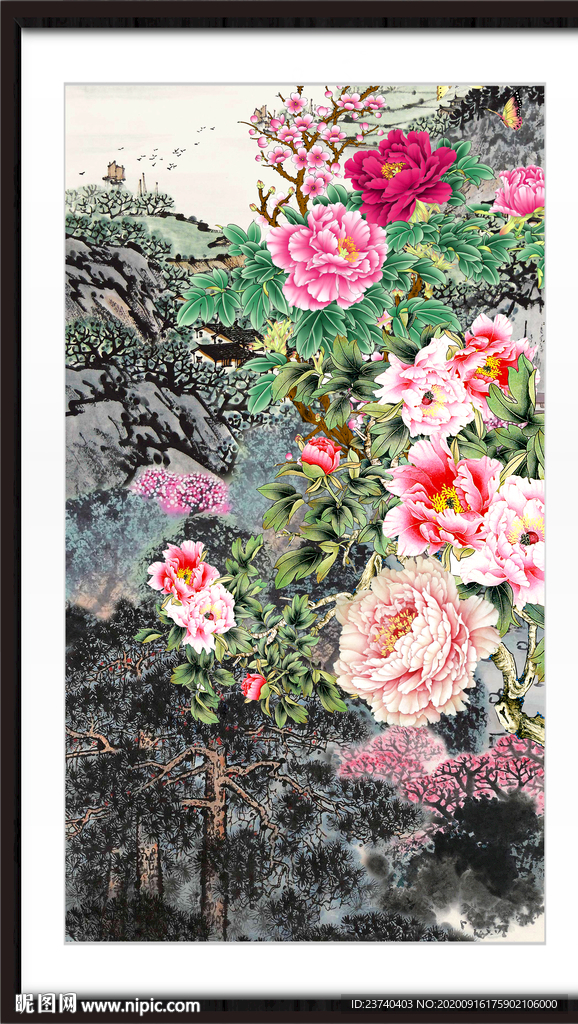 牡丹花开富贵