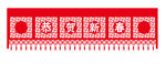 商场大门新年玻璃贴