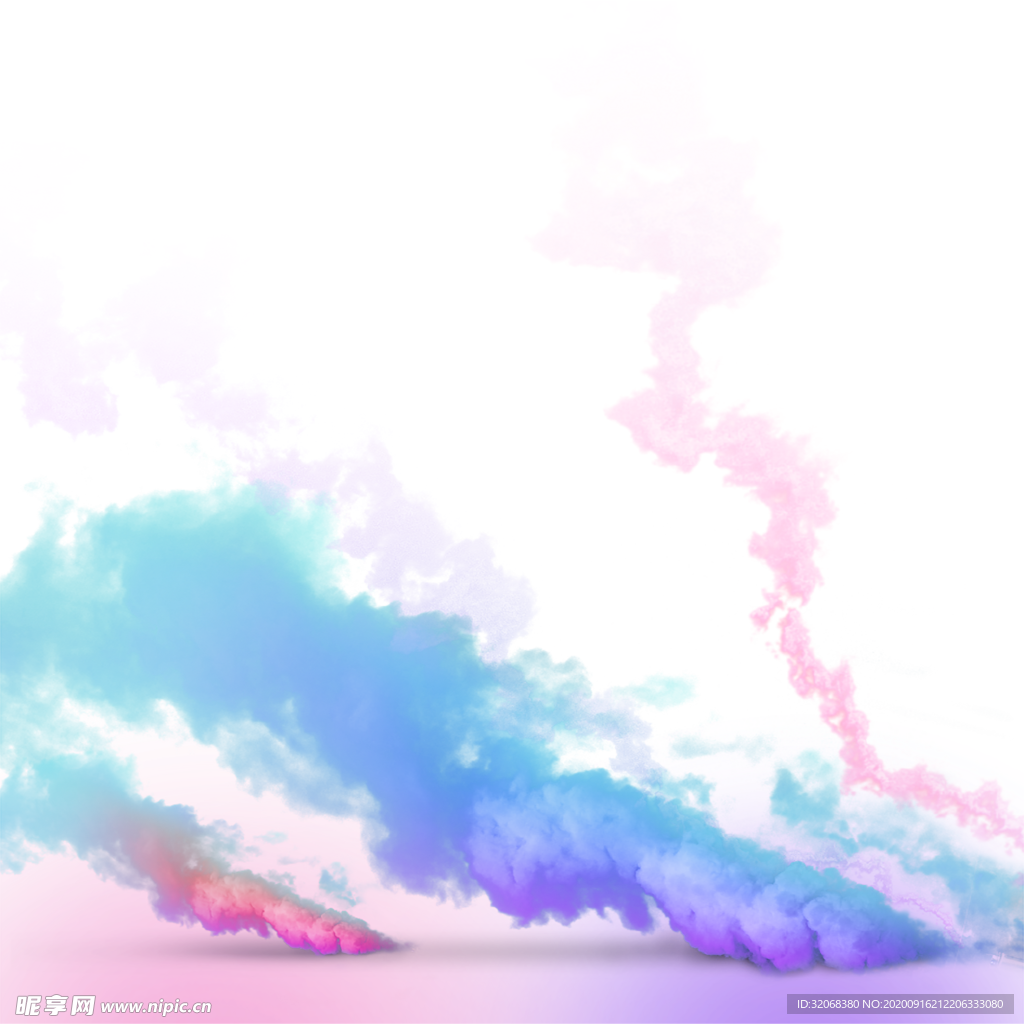 水彩烟雾