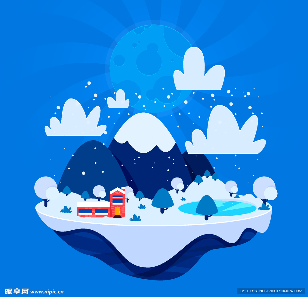 小岛自然风光