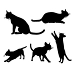 猫剪影