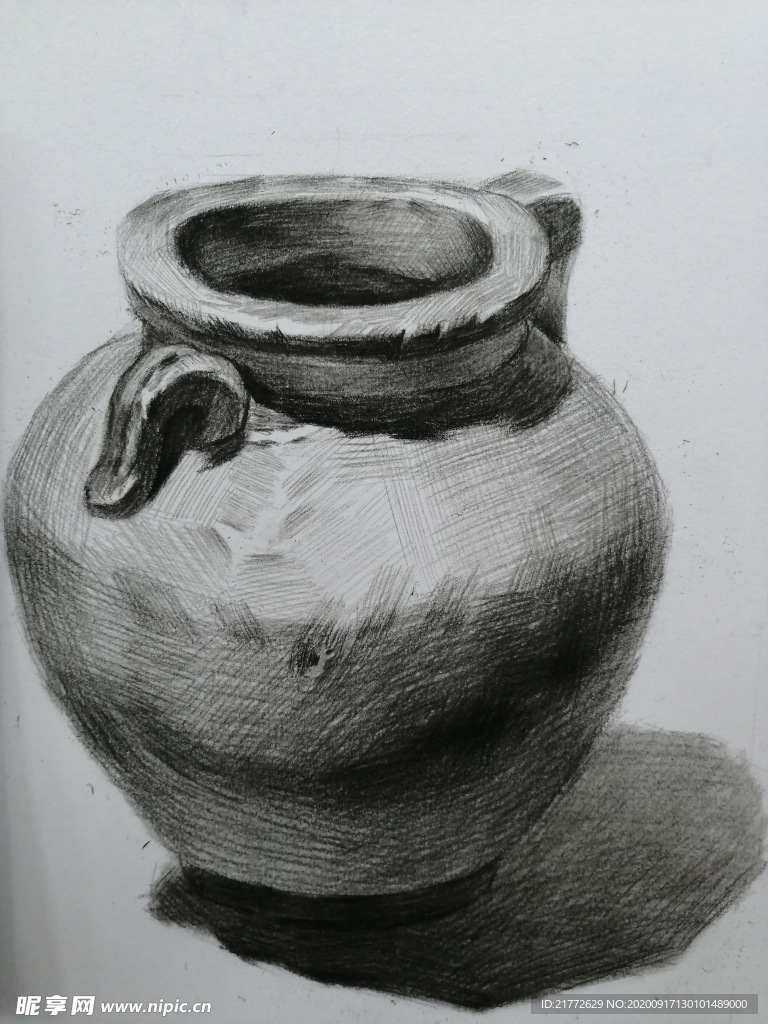 素描罐子