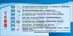 7S管理制度牌