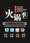 火锅季门贴