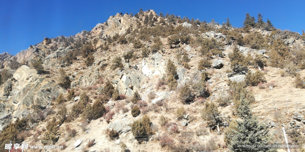 大山山峰风景图片