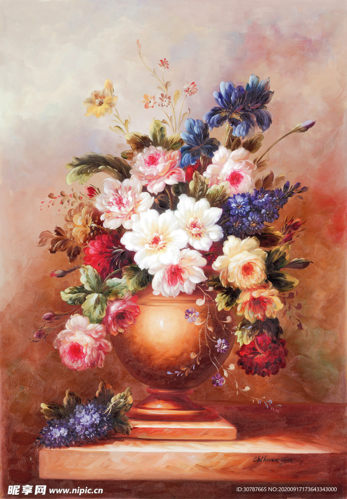 花瓶装饰画