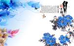 花卉背景墙