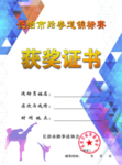 获奖证书