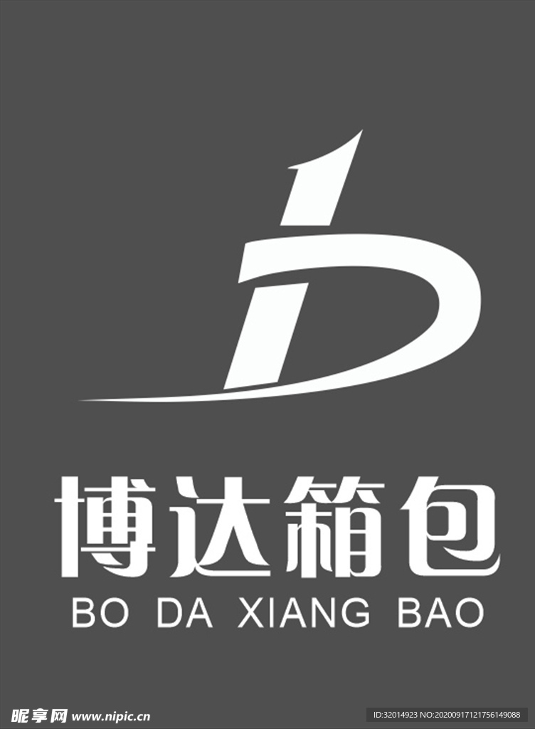 博达箱包logo