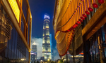 上海BFC外滩金融中心夜景