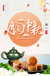 中秋月饼海报